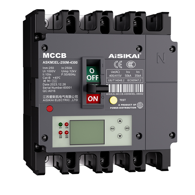 ASKM3EL Thermal-Magnetic Molded Case Circuit Breaker for General Protection