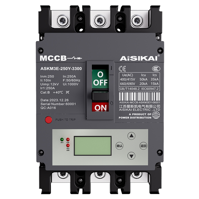 ASKM3E-Y Intelligent Electronic Molded Case Circuit Breaker for General Protection