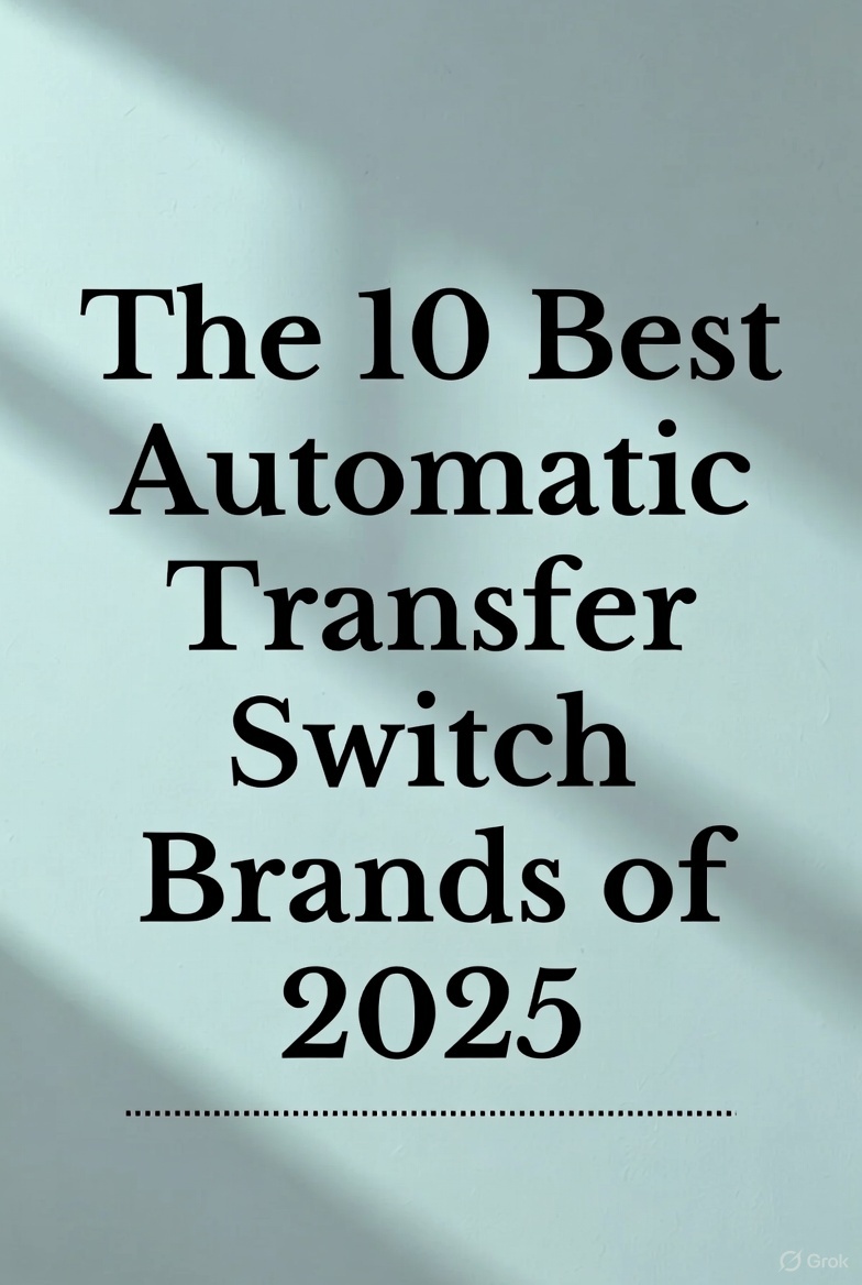Top 10 Best Automatic Transfer Switch in 2025
