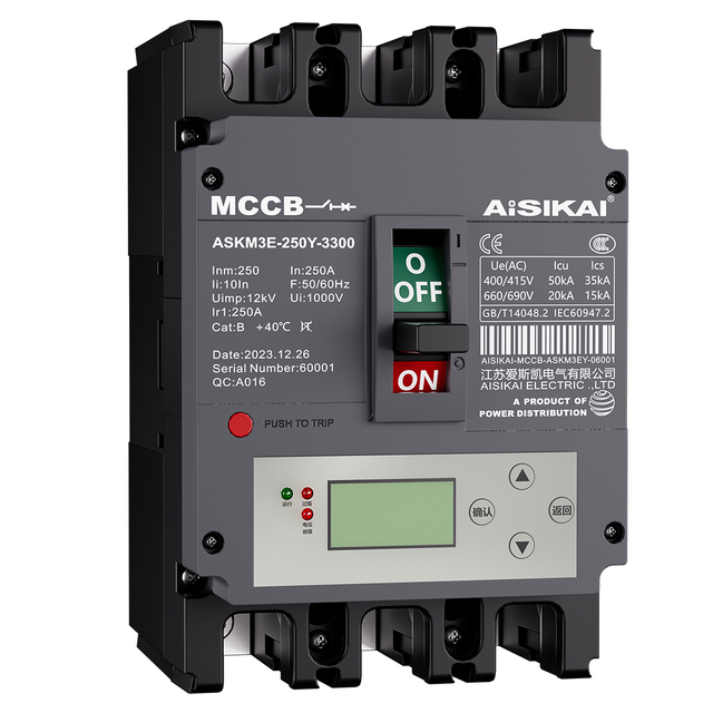ASKM3E-Y Intelligent Electronic Molded Case Circuit Breaker for General Protection