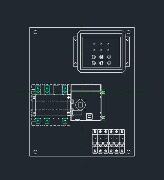 Upgraded 100A Automatic transfer switch mounting board.jpg